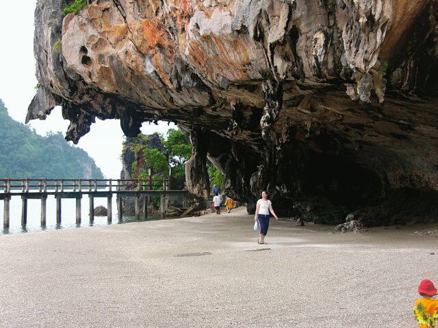 James Bond Island Jennifer Under Overhang